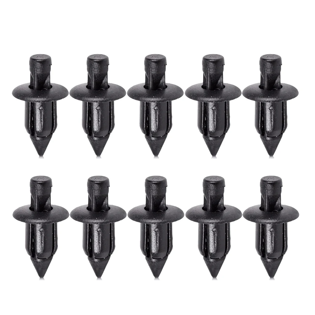 

50x50PCS C25 8mm Hole Universal Push Type Retainer Nylon Auto Fastener Car Roof Expansion Screw Rivet Clips for Honda