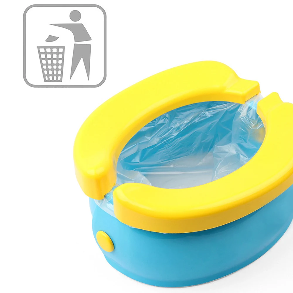 

Portable Baby Infant Foldaway Potty Toilet Chamber Pots Foldaway Training Seat Travel Potty Safe Car Toilet Urinal for Kids