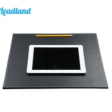 Big discount 40*36cm PU Leather Desk Mat Writing Pad Writing Pad Tablet Drawing Writing Board Square Office Style 1228
