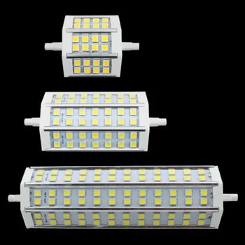 

DHL FREE 30pcs/lot 85-265v 7w 9W 10w 12w 15w R7S floodlight chip led bulbs smd 5050 warm/cool white free shipping