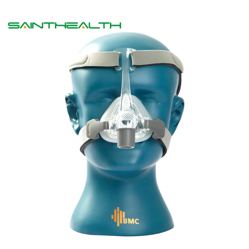

NM4 Nasal Mask With Headgear and SML 3 Size Silicon Gel Cushion For CPAP & Auto CPAP Sleep Snoring Apnea Health & Beauty