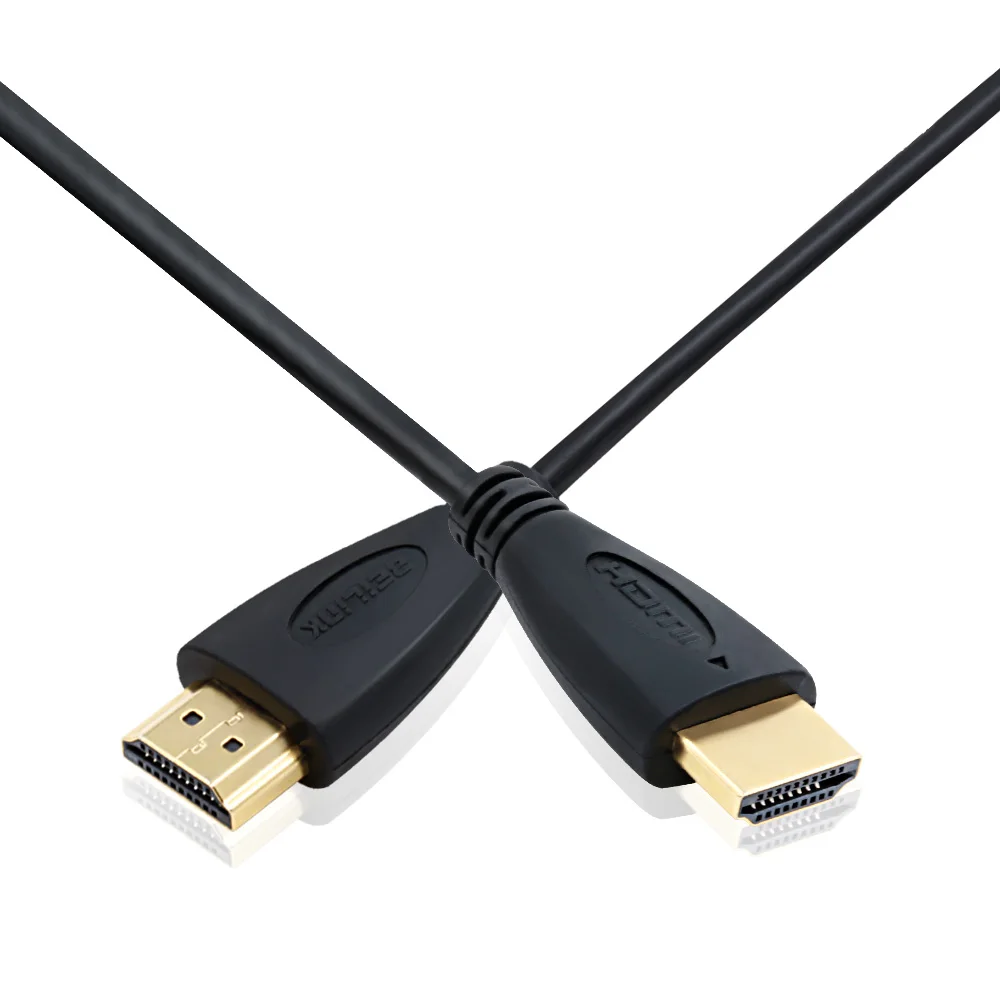 Тонкий HDMI кабель 0,5 м 1 м 2 м 3 м 5 м 8 м 10 м 15 м 20 м позолоченный HDMI кабель сплиттер UHD V1.4 HD 1080P 3D 4K для lcd HDTV PS3