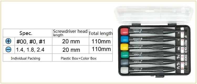 8PK-2061 Pro'sKit набор электроотверток часы ремонт точность отвёртки комплект DIY крест Phillips отвертка с прорезями отвёртки - Цвет: 8PK-2061