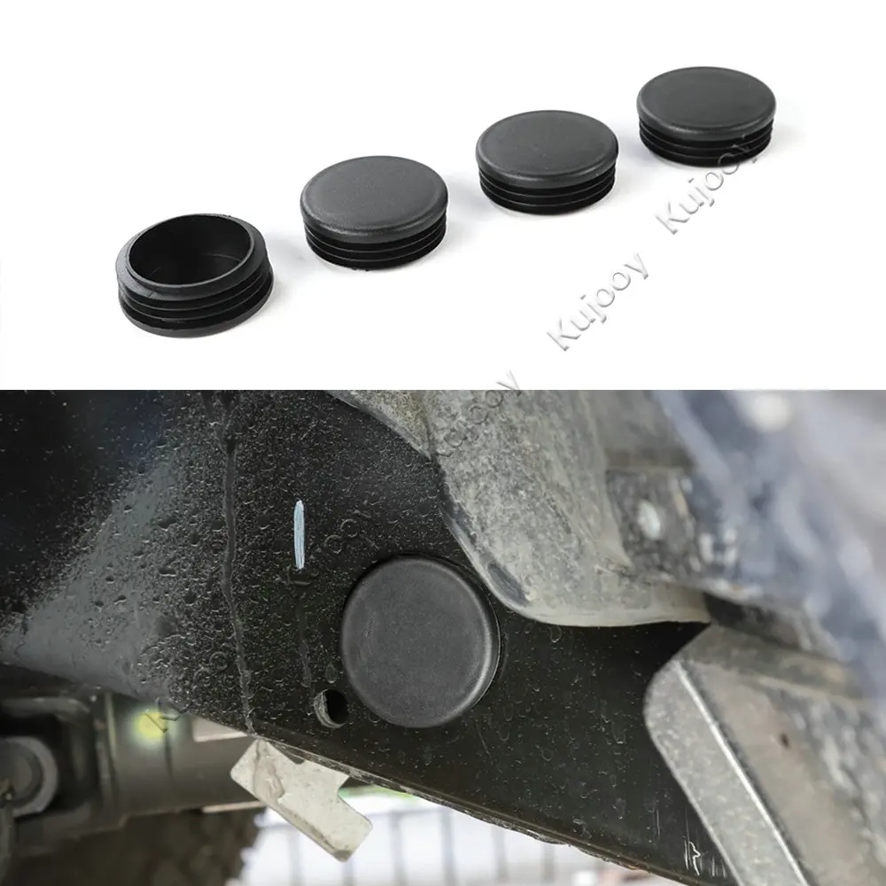 Chassis Frame Round Hole Dust Plugs Tail Door Rubber Plug Decoration