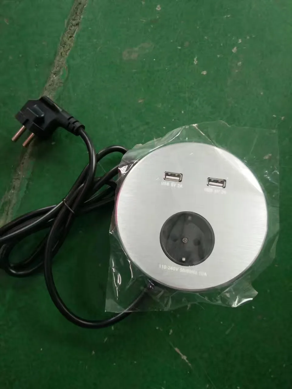 Furniture desktop round socket with tel and internet connector AU cable cubby 50 pcs EU USB Grommet Customized | Электроника