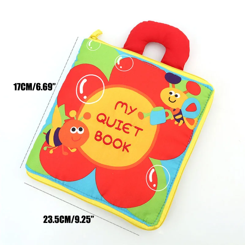 Мягкие Мультяшные книжки для младенцев раннее когнитивное развитие My Calm Bookes
