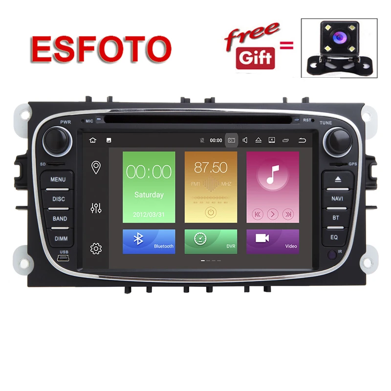 4G ram 32G rom android 8 0 2 din Автомобильный мультимедийный плеер для FORD FOCUS Mondeo S MAX C Galaxy Kuga gps