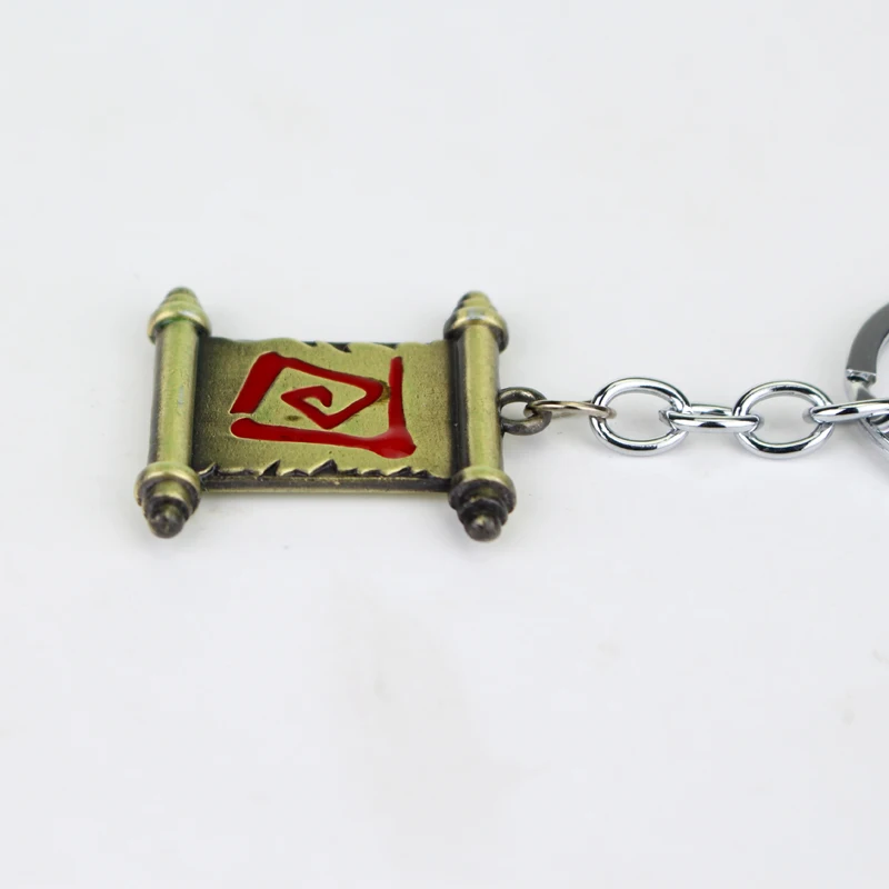 Игровой Dota 2 Town Portal брелок с прокрутки классический логотип квадратная форма
