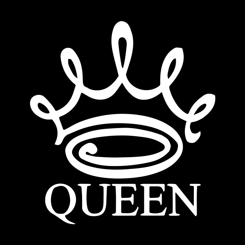 Car Styling Queen Crown decoration Vinyl Stickers on cars window tail fuel tank cap for bmw e39/mercedes/volvo 13.5*15 CM