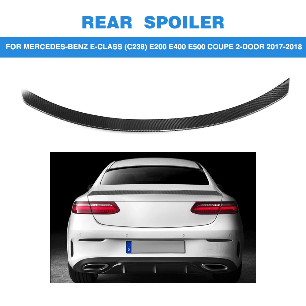Углеродное волокно заднее крыло багажника спойлер для Mercedes-Benz E Class C238 E200 E400 E500 E550 Coupe 2 двери