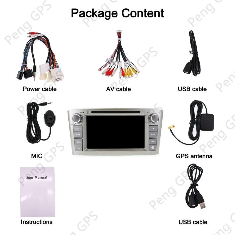 Discount Android 9.0 Car DVD player GPS Navigation Multimedia Stereo For Toyota Avensis T25 2002-2008 Bluetooth Radio Audio Headunit 18