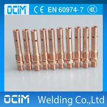 5 шт. красный Медь контакт держатель наконечника внешней резьбой для 350a Сварочная горелка