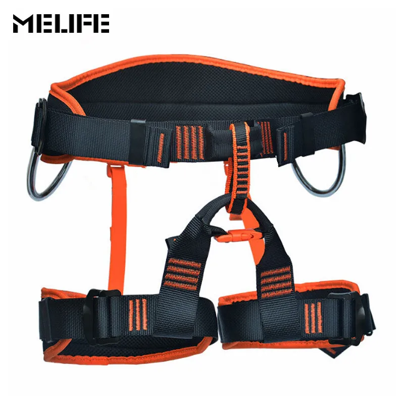 MELIFE في الهواء الطلق المهنية تسلق الجبال حزام أمان روك التخييم حزام الإنحدار إهبط أحزمة أمان تسلق أدوات تجهيز MELIFE في الهواء الطلق المهنية تسلق الجبال حزام أمان روك التخييم حزام الإنحدار إهبط أحزمة أمان تسلق أدوات تجهيز