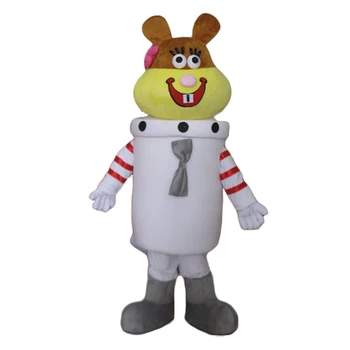 

space navigation rabbit mascot costume grey bunny costume