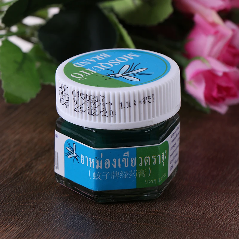 

100% Pure Natural Herbs Thailand Green Ointment Painkiller Ointment Muscle Pain Relief Ointment Compound Essential Oil
