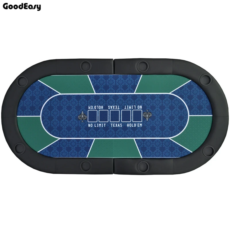 Mesa de póker Texas Hold'em, 181x92x4cm, mesa de Casino plegable, dos pliegues|Mesas - AliExpress