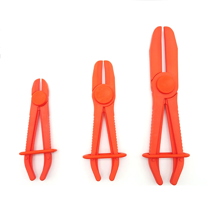 

3 Pcs Line Clamps Set Brake Fuel Water Line Flexible Hose Clamps Line Clamp Hose Pinch Off Pliers Set