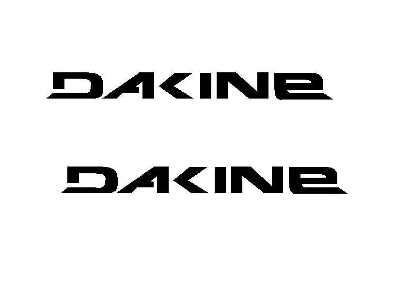 

For 2Pcs 2 Dakine Die Cut Vinyl Sticker Decal Snowboard Ski Bike Car Styling