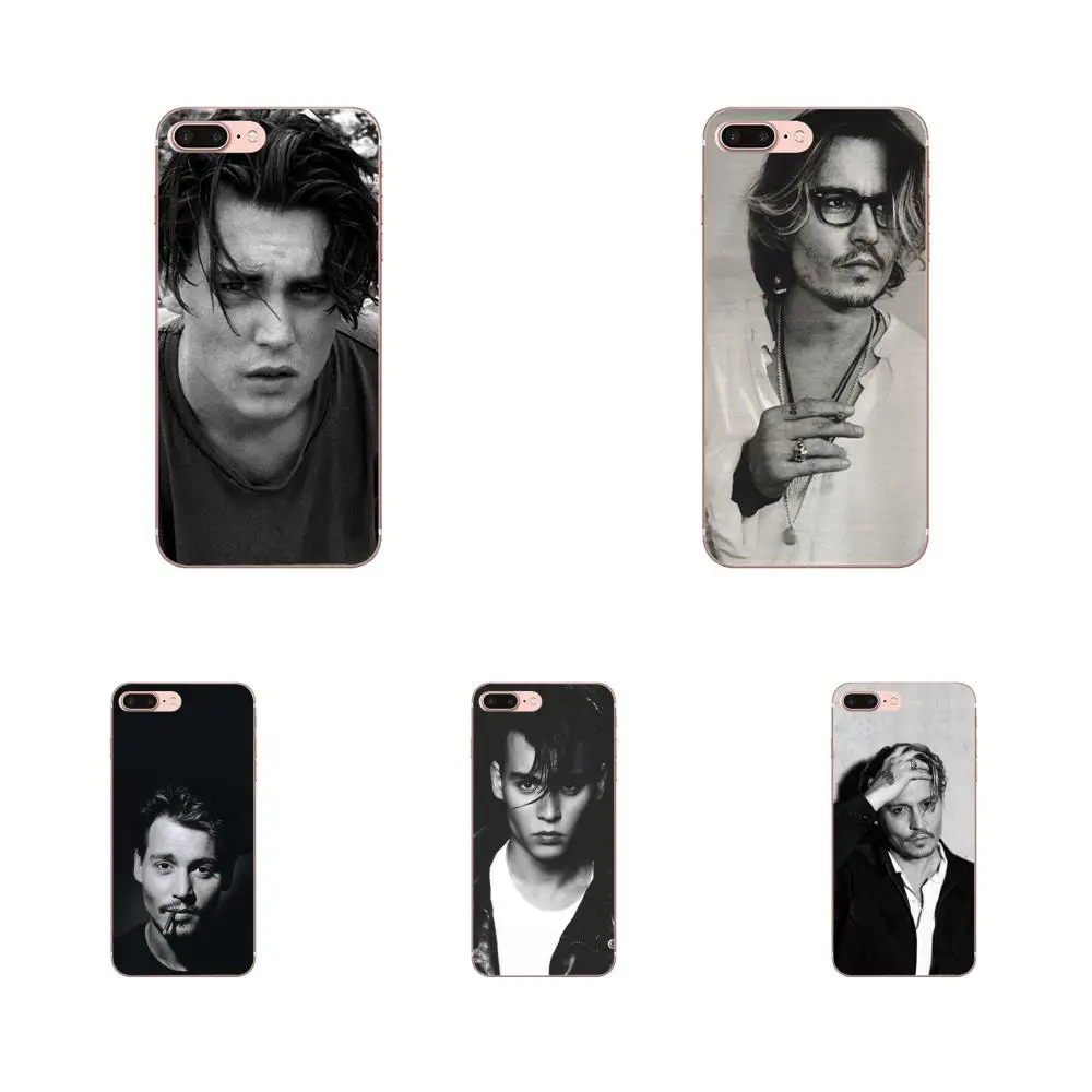 

For Huawei Nova 2 V20 Y3II Y5 Y5II Y6 Y6II Y7 Y9 G8 G9 GR3 GR5 GX8 Prime 2018 2019 Soft Cases Cover Johnny Depp Diy Colorful
