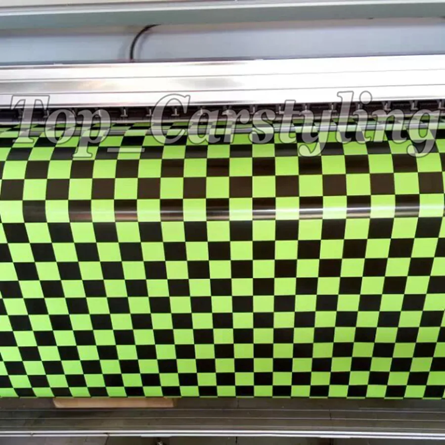 fluorescent square car wrapping film with air free camo (4)