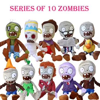 

30cm Plants Vs Zombies Stuffed Plush Toys Doll Game PVZ Zombies Soft Plush Dolls Baby Toy For Kids Gift