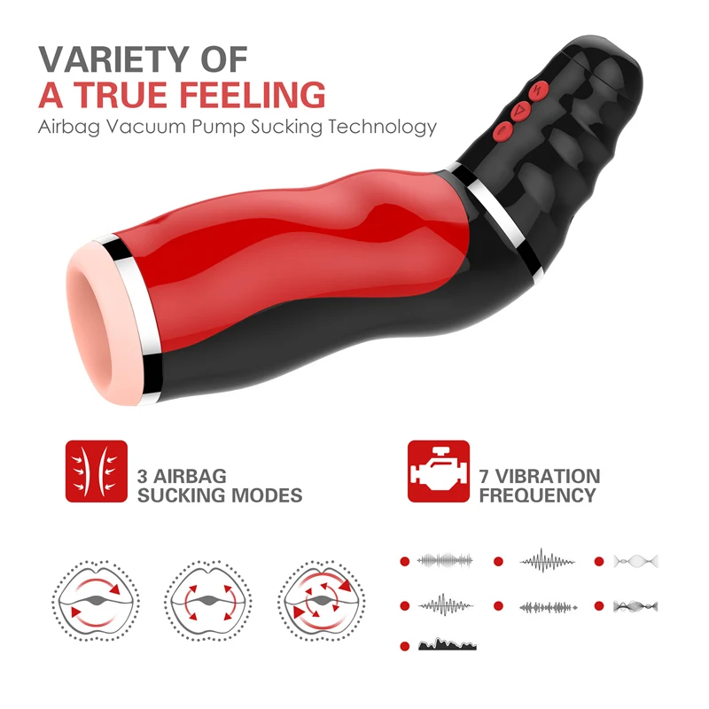 Najtaniej Automatyczne Oral ssanie mężczyzna Masturbator głębokie gardło klip maszyna ssąca wibracje obciąganie głos intymne towary Sex zabawki dla człowieka