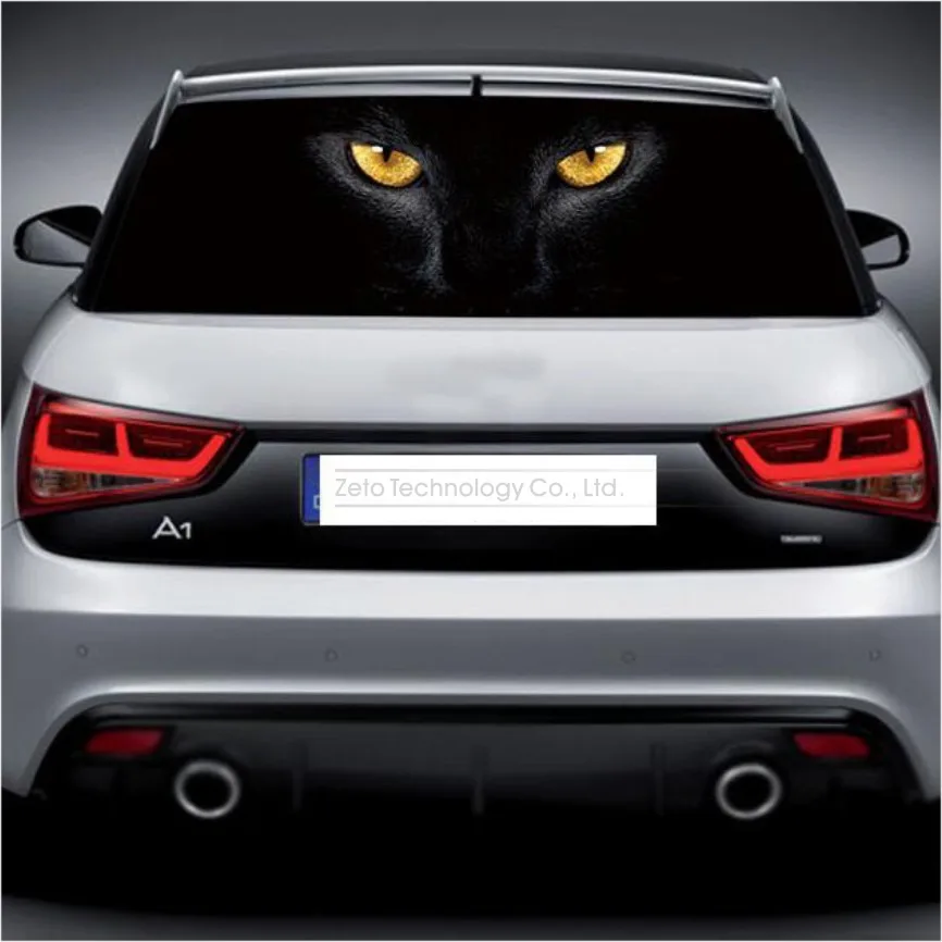 70cmX130cm Funny Car Rear Windshield Window Decoration Sticker Film