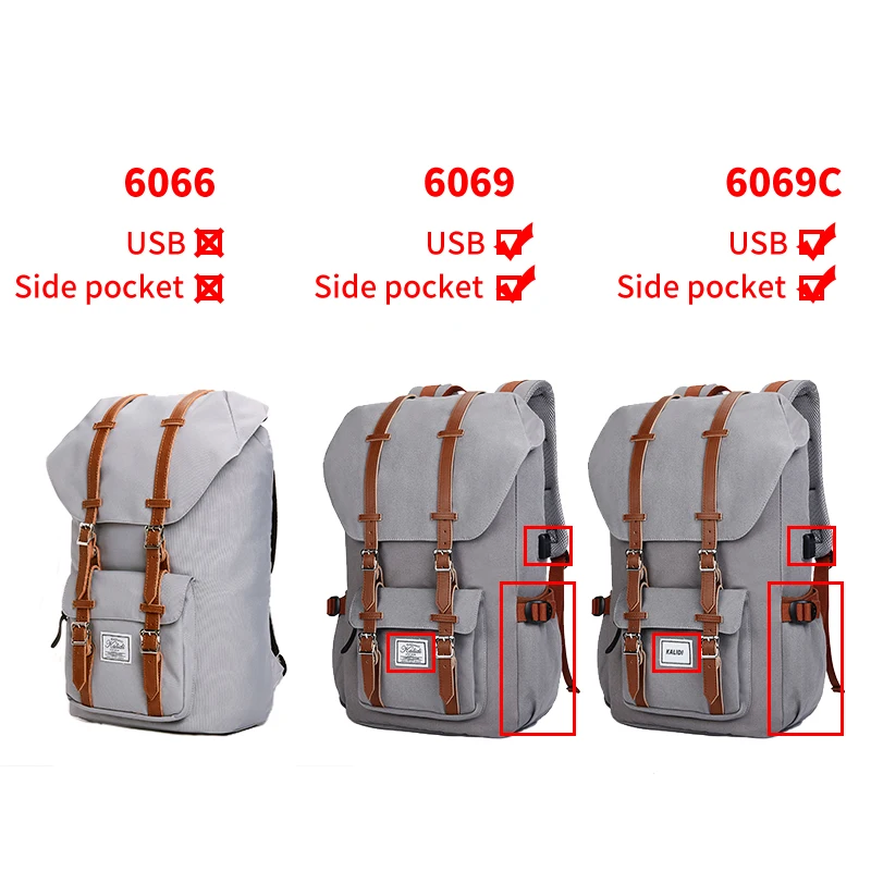 Buy KALIDI Laptop Backpack 15.6 17.3 inch for Teenage School Travel Bag Leather Casual Men Backpacks 15 17inch Backpack Travel Women