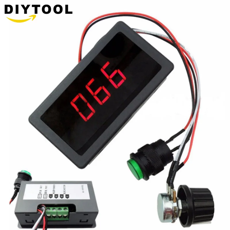 

6V 12V 24V 5A PWM DC Motor Speed Controller CCM5D Digital Display LED Motor Controller Speed Regulator