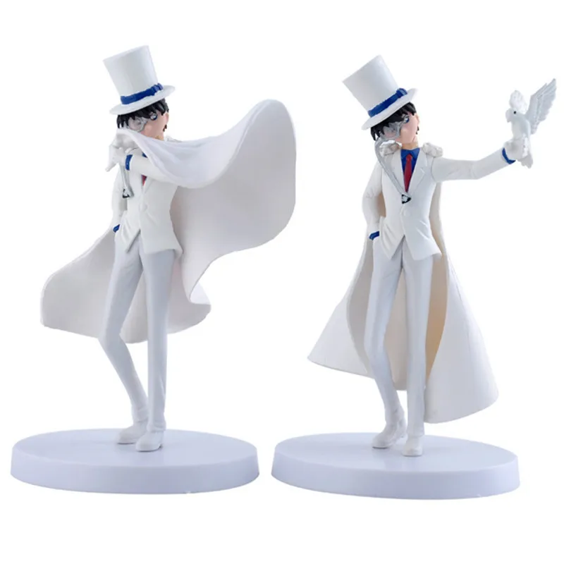 2pcs/set Detective Conan Action Figure Toys scale painted figure Conan