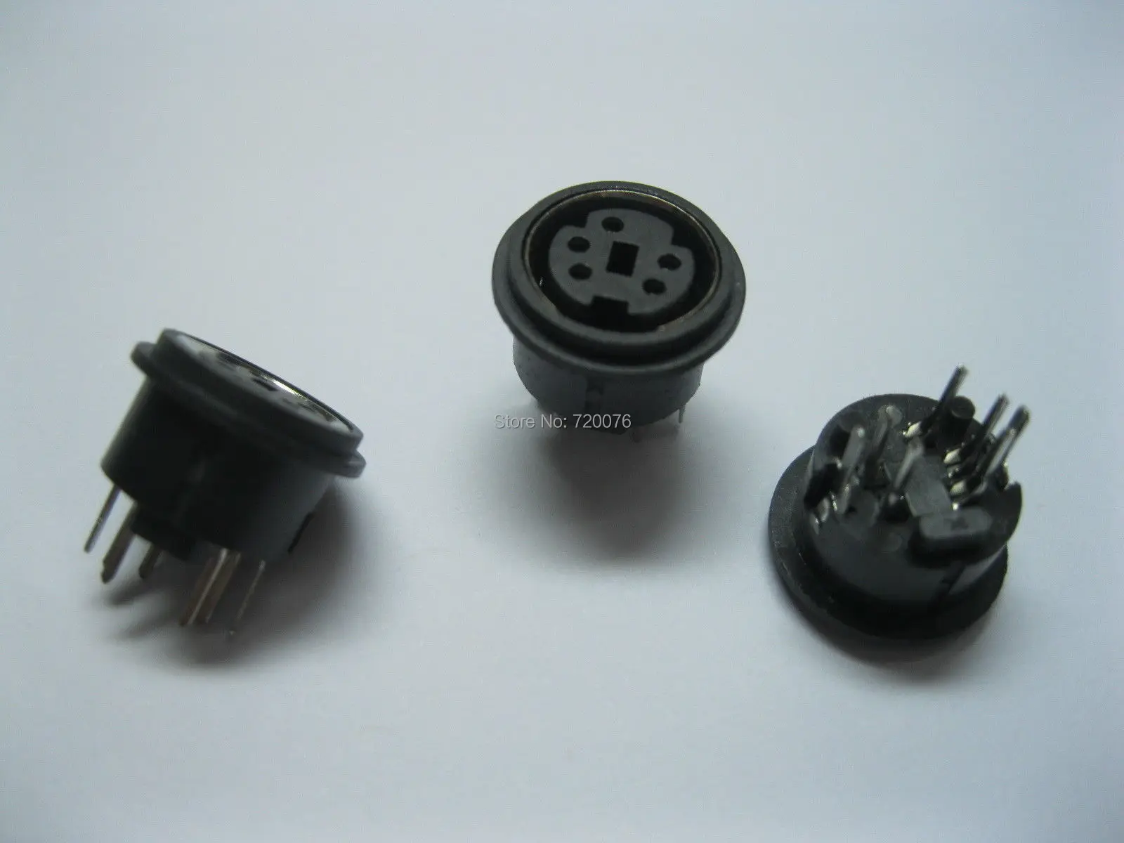 

200 Pcs Mini 5 Pin Circular PCB Mount DIN Connector