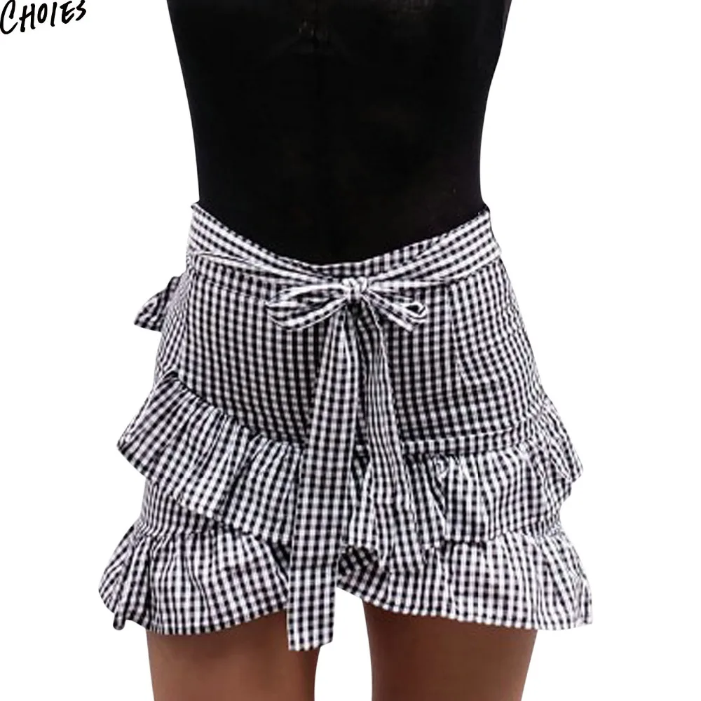 black pencil skirt with ruffle bottom