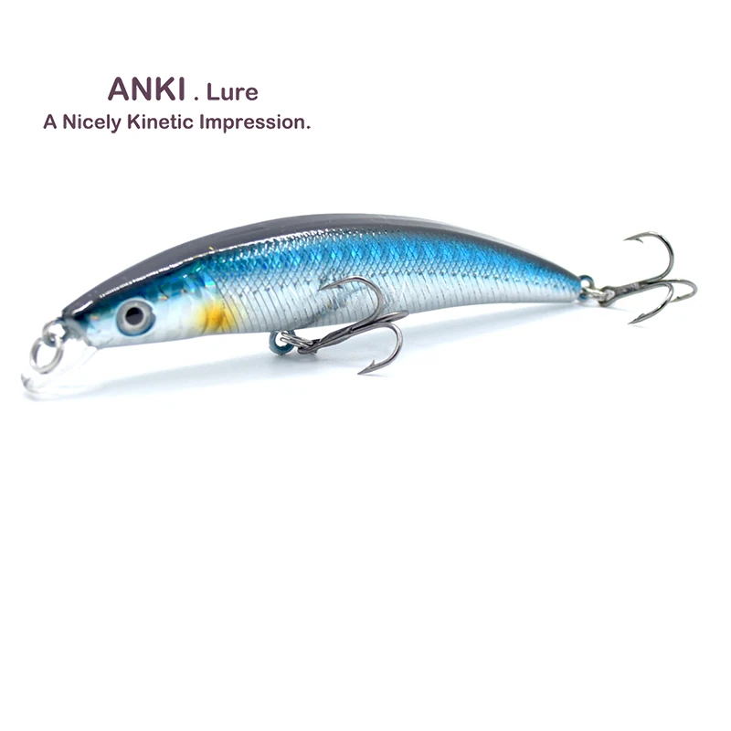 

ANKI 9g 80mm Japan sinking Minnow Pesca Crankbait fishing lure Sea sharp hooks Artificial Bait Pesca Leurre Peche China