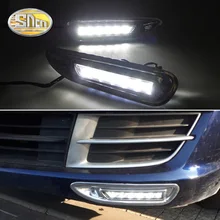 Для Mazda 6, мазда 6, 2008, 2009, 2010, с хромированной ABS крышкой, автомобильные DRL водонепроницаемые ABS DC 12 В светодиодный светильник дневного света, Дневной светильник SNCN