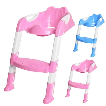 

Baby Potty Folding Toilet Chair Training With Adjustable Ladder Trainer Safety Seats for Baby Toddlers Safe