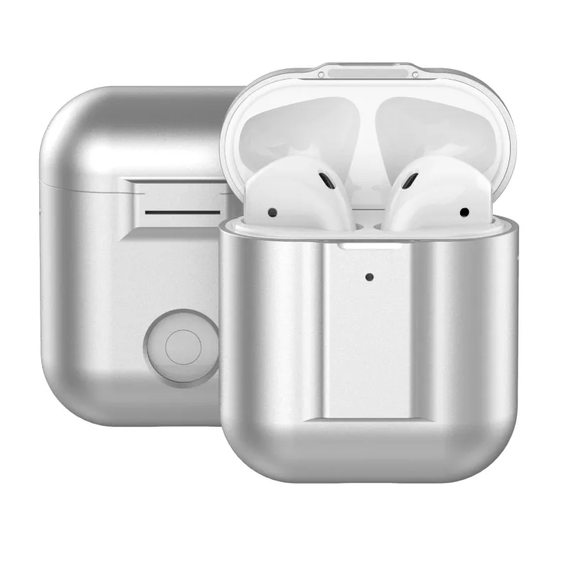 

Metal Magnetic Adsorption for AirPods Case Newest Full Protective Skin Cover Accessories Kits Compatible Airpods 1&2 Charging