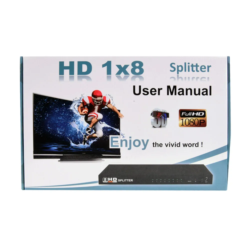 3D разъем HDMI 1 в 8 из 1080 P HDMI адаптер Full HD HDMI коммутатор разветвитель для xbox DVD PS3 PS4 проектор