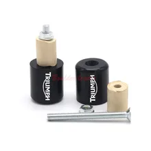 Мотоцикл аксессуары 22 мм ручки Ручка Бар Кепки конец Вилки для Triumph 675 STREET TRIPLE 2008- 2009 2010 2011