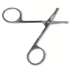 Stainless Steel Nose Hair Scissors Trimmers Makeup Cut Ear Facial Small Hair Remover Beauty Tool Fashion 2020 Silver Portable 1