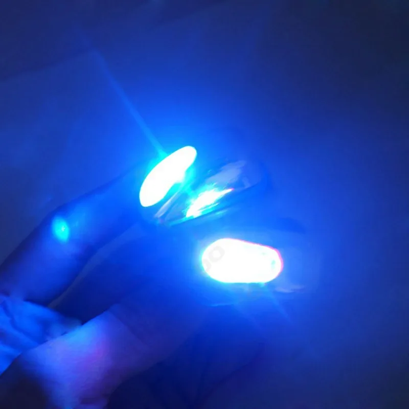 1 пара Хром синий светодиодный светильник лобовое стекло струи распылитель сопла стеклоочиститель глаза - Испускаемый цвет: B