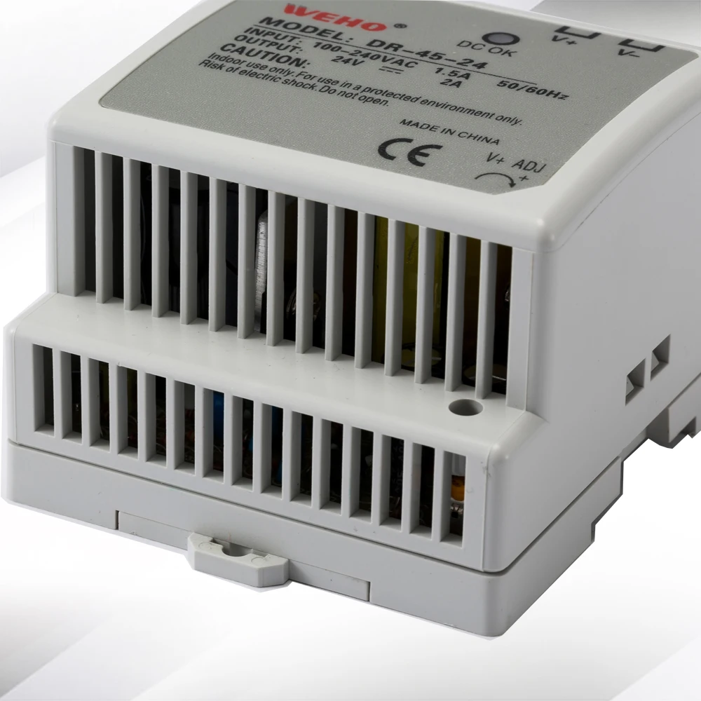 (DR 45 12) Заводская розетка (вход 85 264VAC) din rail smps 45W 24v источник питания|din power|din power supply24v