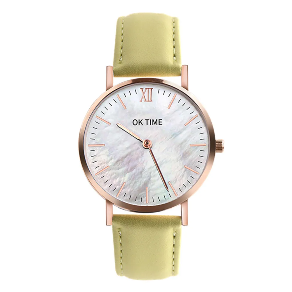 Betreasure Ultra Thin lovers Men's Women Watches Luxury Leather Casual Quartz Watch