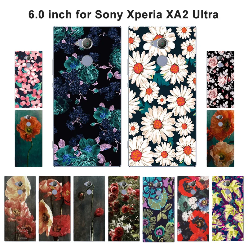 Чехлы для телефонов Sony Xperia XA2 Ultra 6 0 дюйма красивые окрашенные чехлы из ТПУ