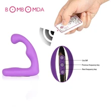 Double Vibrating Prostate Massager Waterproof Powerful Silicone Anal Plug G Spot Dildo Vibrator Butt Plug Adult Sex Toys for Men