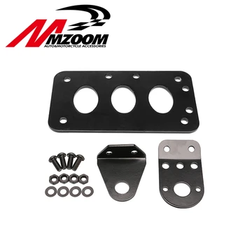 

Black Universal Motorcycle License Plate Bracket Side Mount Horizontal Vertical