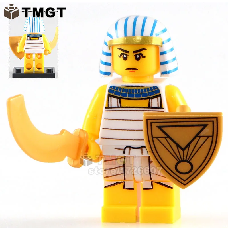 

20pcs/lot XH626 Egyptian Warrior Atlantis Medieval Super Heroes Building Blocks Bricks Kids DIY Toys Hobbies X0161