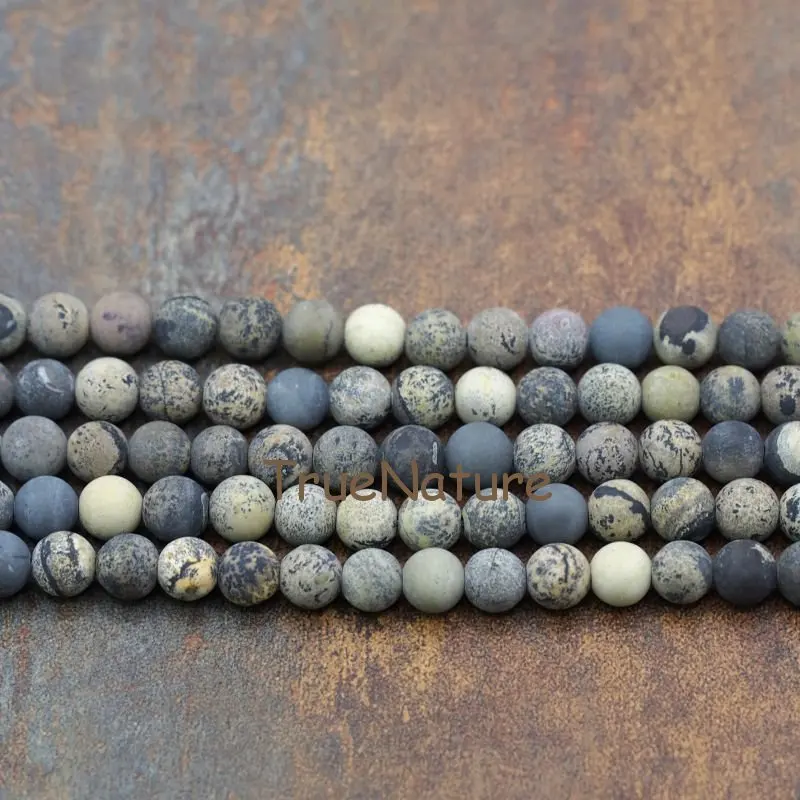 20170929-BE7884-  Dull Polished Bead Loose Beads Grass Flower Beads-8mm-0.73g_1