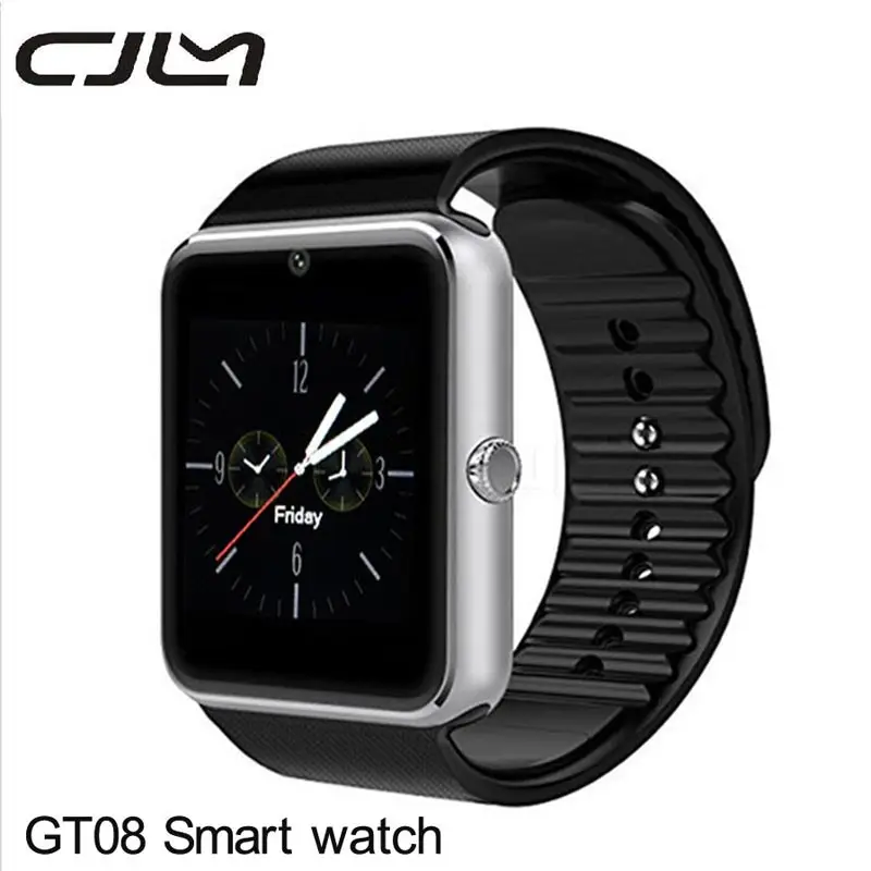 Bluetooth font b Smart b font font b Watch b font GT08 Camera Android SmartWatch MP3