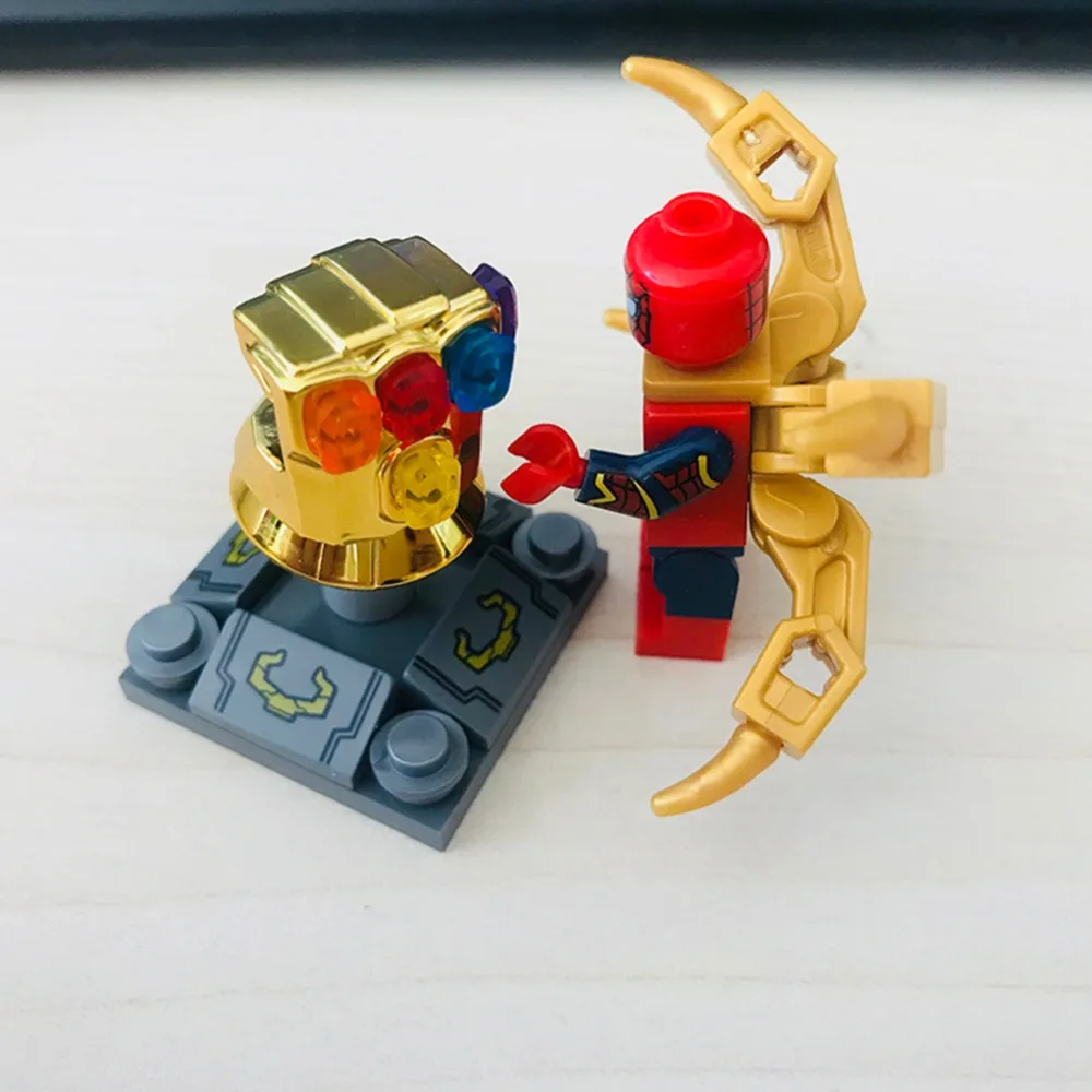 Legoings Супер герои Marvel Бесконечность войны танос стражи Галактики паук Железный