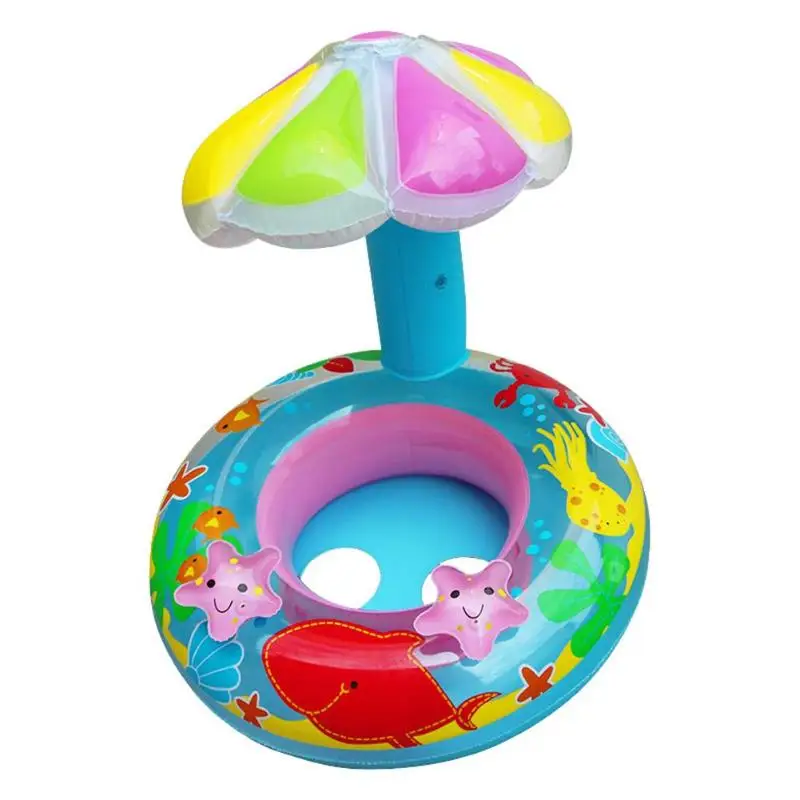 2019 летние детские надувные аксессуары для плавания в форме гриба, цветное сиденье лодка для бассейна, подарок для детей